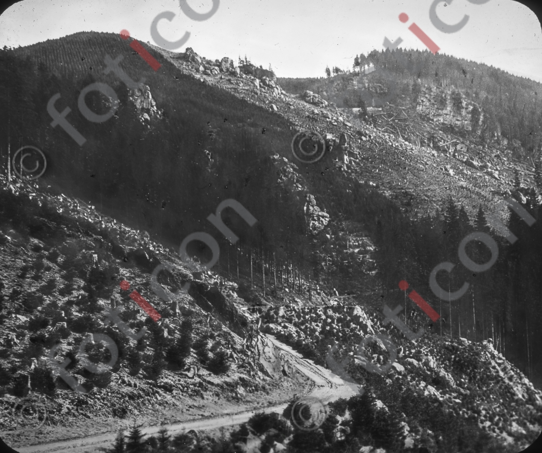 Okertal I Oker Valley - Foto foticon-simon-168-029-sw.jpg | foticon.de - Bilddatenbank für Motive aus Geschichte und Kultur